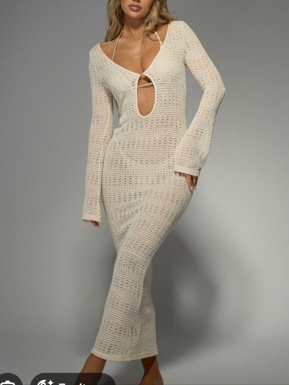 NWT Missguided Crochet Cut Out Dress